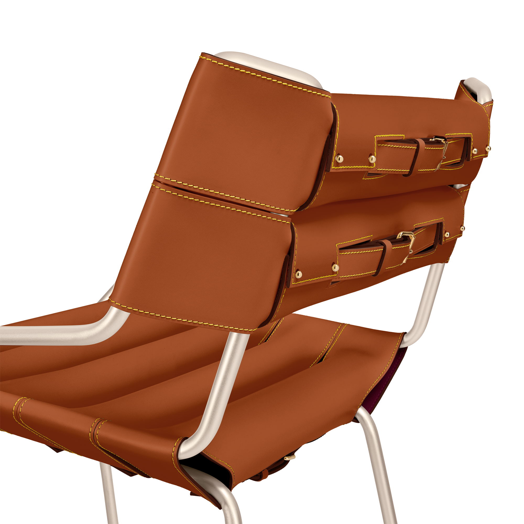 Belt Bar Stool By Atelier Oï  in Trunks, Travel and Home's Home and Art of Dining Furniture collections by Louis Vuitton (Product zoom)